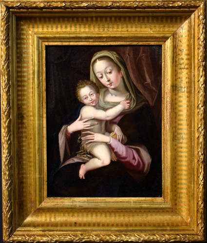 Virgin and Child  - Flemish master, 16th century